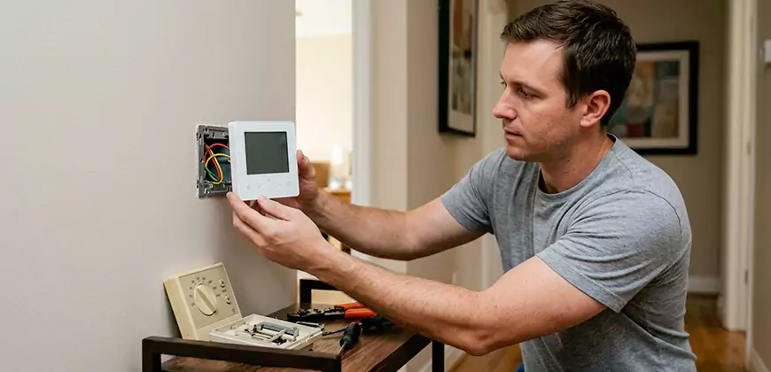 Heat Pump Thermostat Configuration in Commerce City